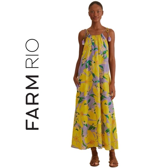 FARM Rio Pietra Cover Up Maxi Dress - Picture 9 of 16